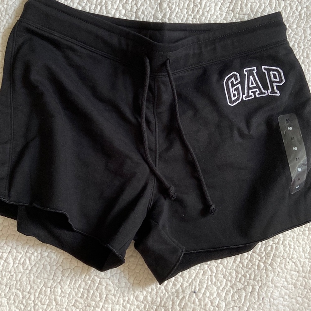 GAP Black Women's Drawstring Athletic Shorts